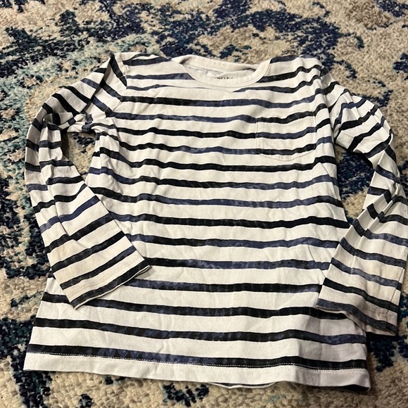 J-crew striped long sleeve tshirt size medium 8-9 - Picture 4 of 4